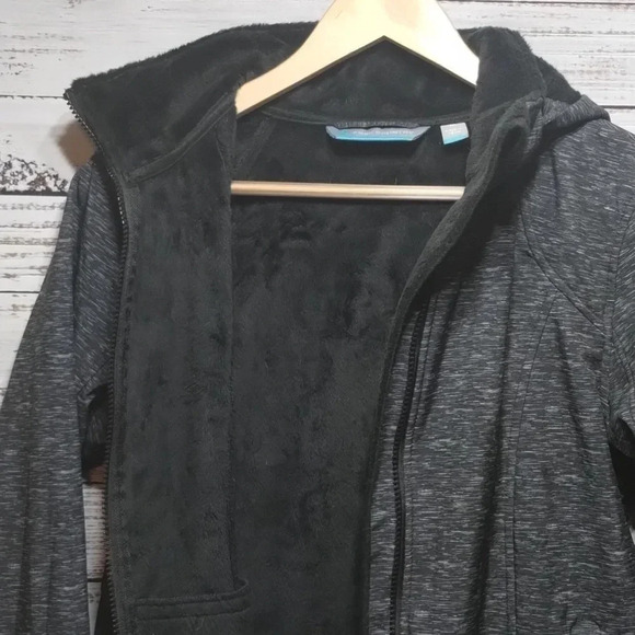 Free Country Heathered Black Softshell Performance Jacket size Medium‎ - Picture 6 of 8